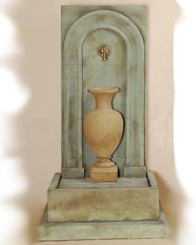Garden Fountains, Cast Stone Garden Fountain Cast Stone Wall Fountain Garden-Fountain